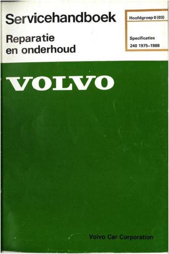 240 Specificaties '75 '88