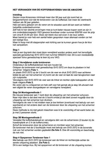 Amazon Torsieveer kofferbak