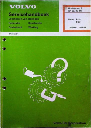 740 760 B19, B23 Specs, Constructie '83 '84